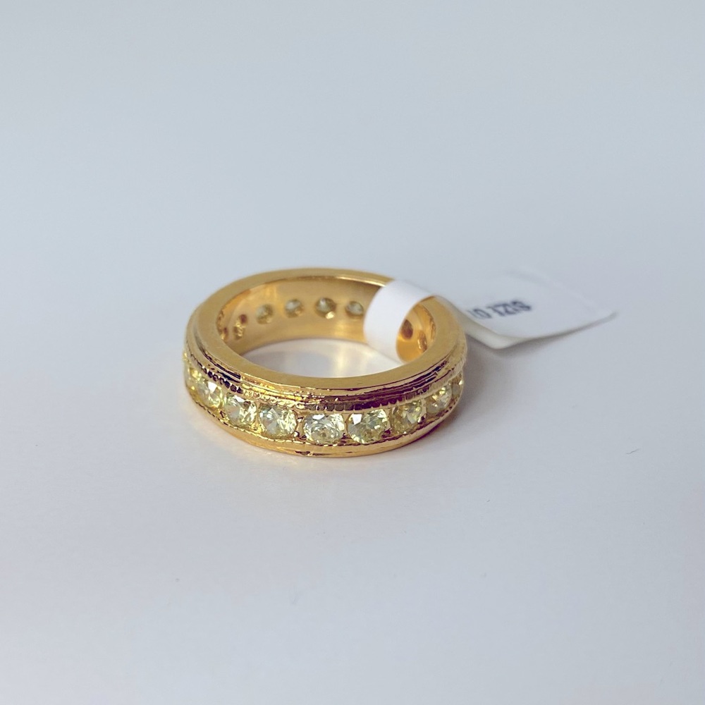 Gold plated gold ring
